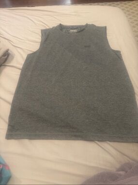 Men’s Sleeveless Grey Tank Top- never worn
